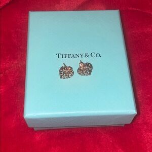 Tiffany & Co. Silver Leaf Earrings
